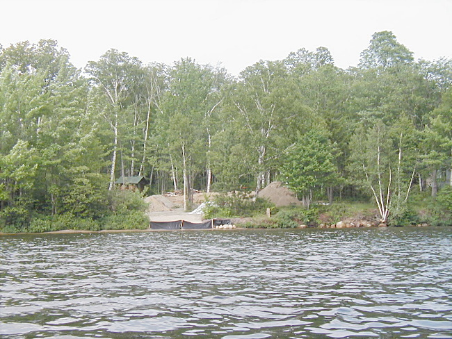 Groton Pond, Vermont, camp 15a